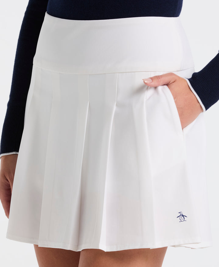 Pleated 17" Golf Skort (Bright White) 