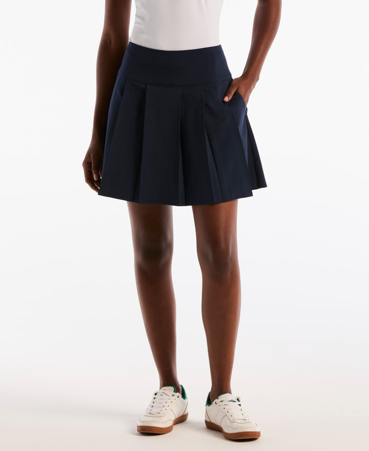 Pleated 17" Skort (Black Iris) 
