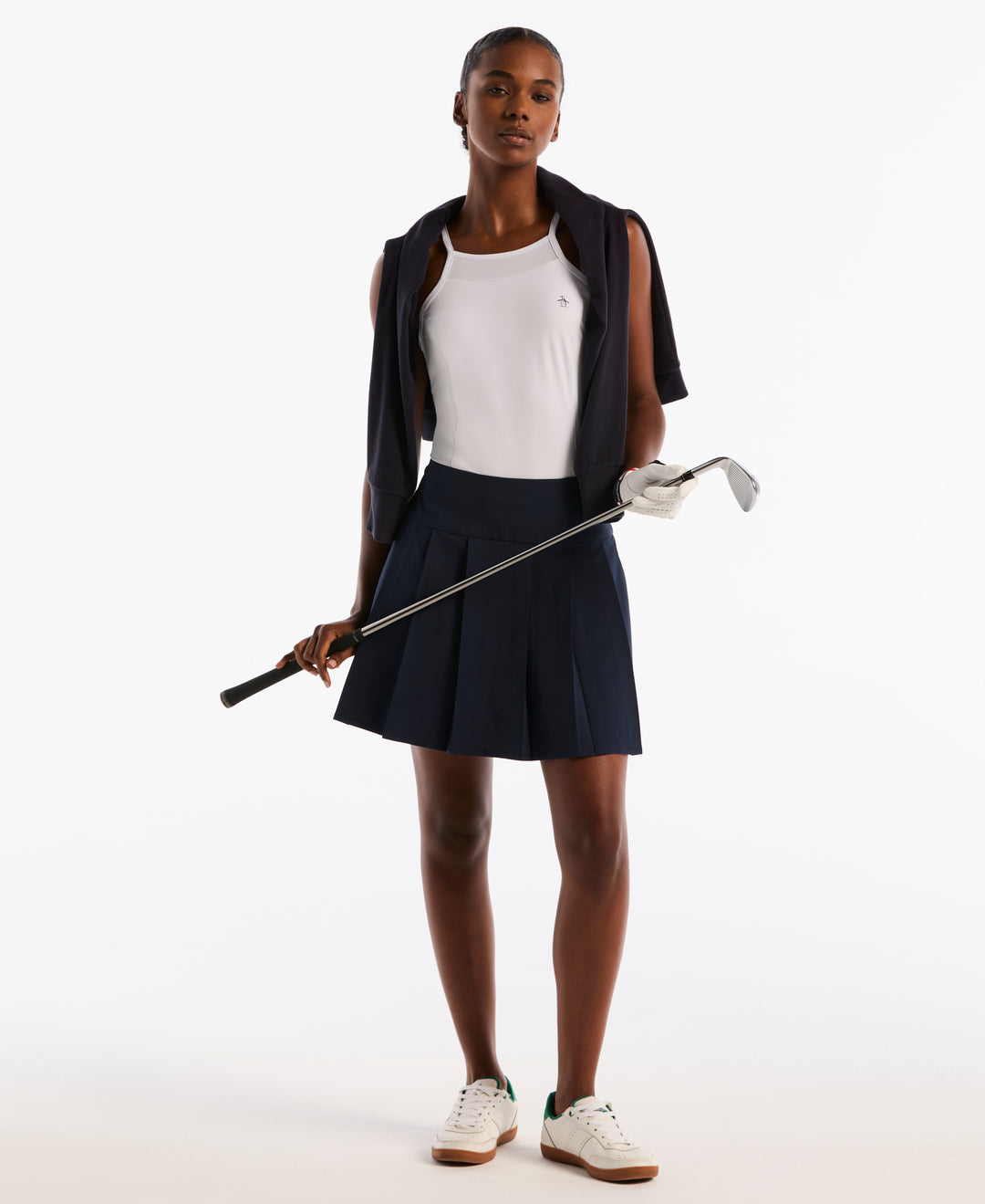 Pleated 17" Skort (Black Iris) 