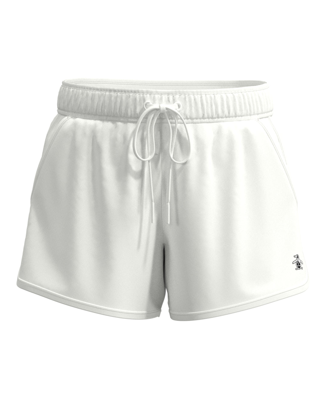 Womens Essential Solid Tennis Short (Bright White) 