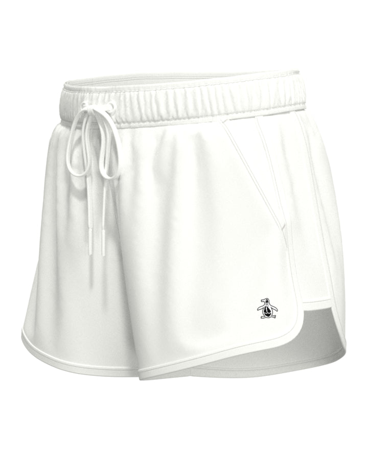 Womens Essential Solid Tennis Short (Bright White) 