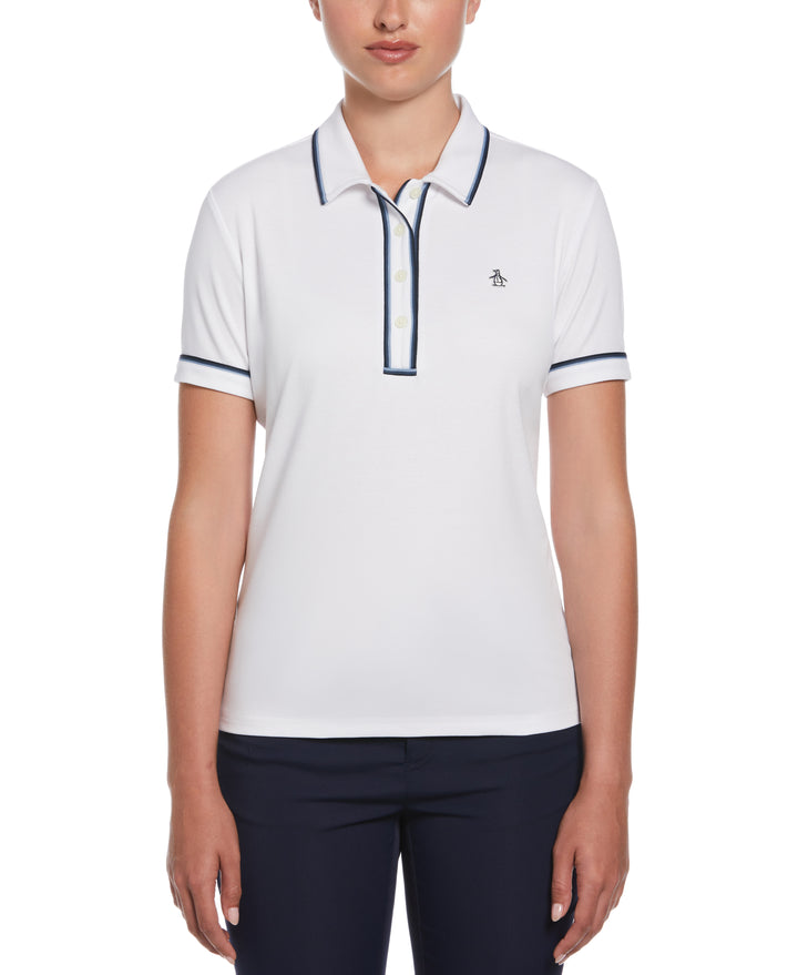 Organic Cotton Veronica Polo (Bright White) 