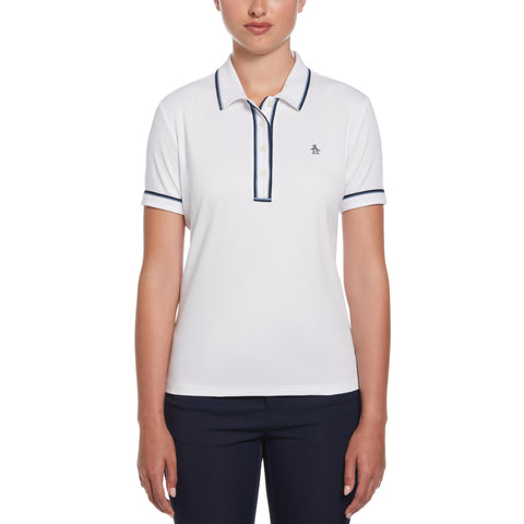 Organic Cotton Veronica Polo (Bright White) 