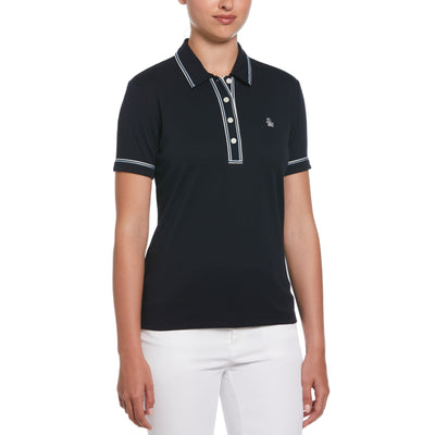 Organic Cotton Veronica Polo (Dark Sapphire) 