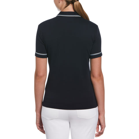 Organic Cotton Veronica Polo (Dark Sapphire) 