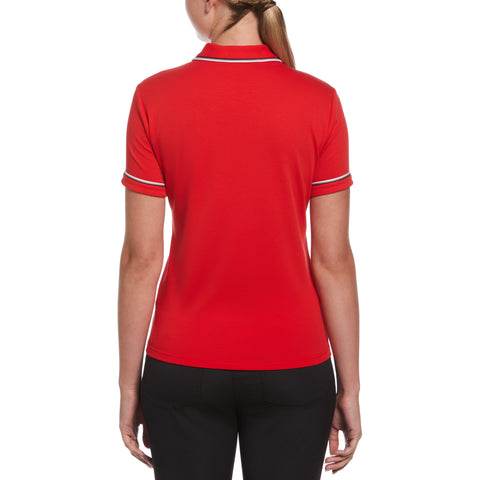 Organic Cotton Veronica Polo (Racing Red) 