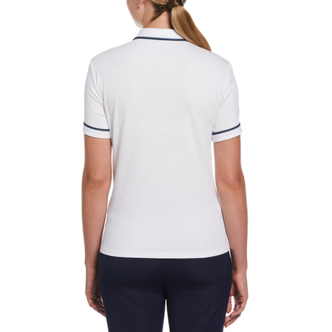 Organic Cotton Veronica Polo (Bright White) 