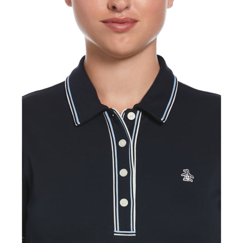 Organic Cotton Veronica Polo (Dark Sapphire) 