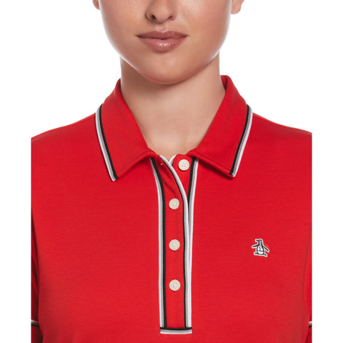 Organic Cotton Veronica Polo (Racing Red) 