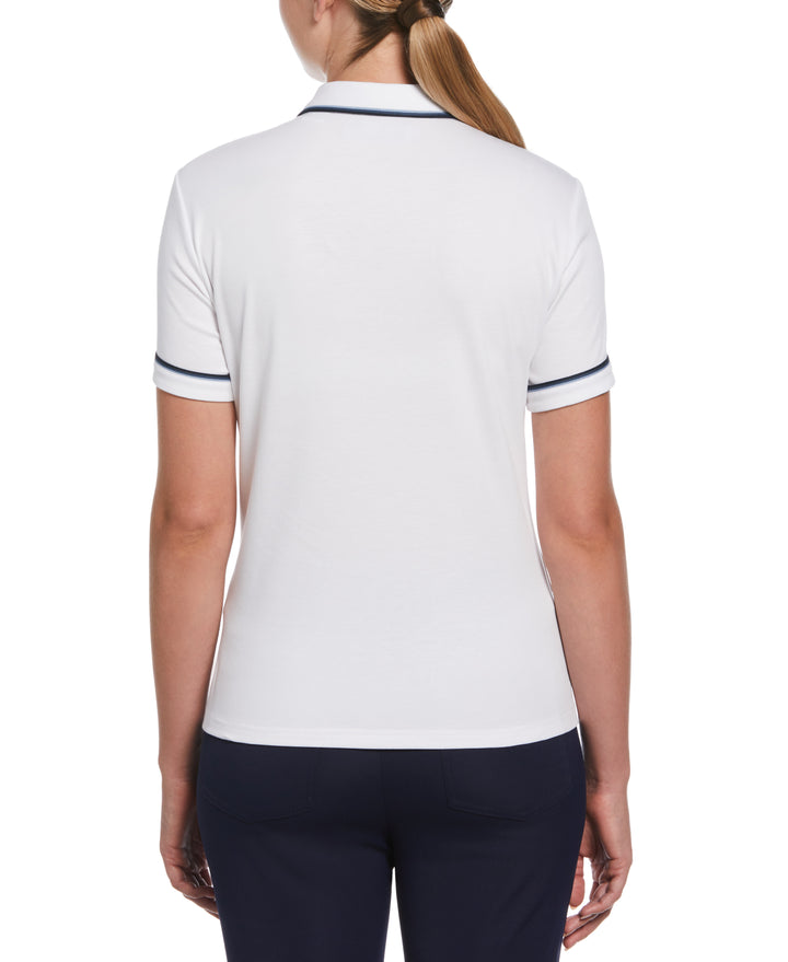 Organic Cotton Veronica Polo (Bright White) 