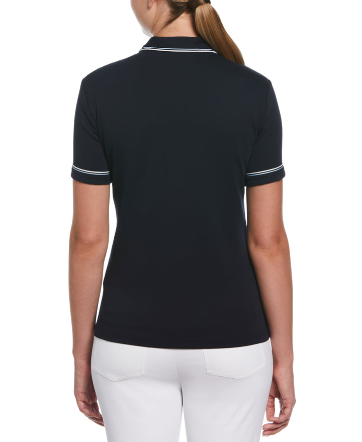 Organic Cotton Veronica Polo (Dark Sapphire) 