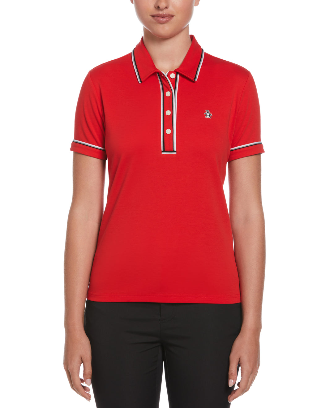 Organic Cotton Veronica Polo (Racing Red) 