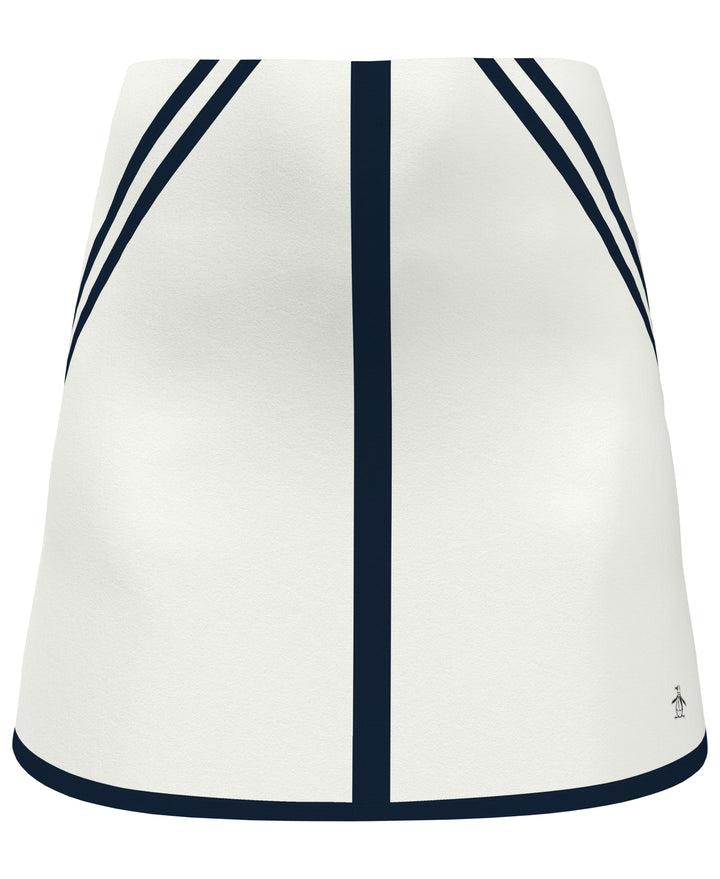 A-Line Golf Skort with Contrast Binding (Bright White) 