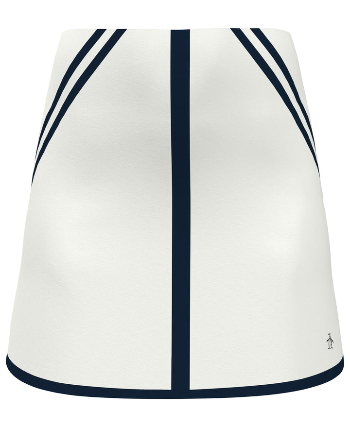 A-Line Golf Skort with Contrast Binding (Bright White) 