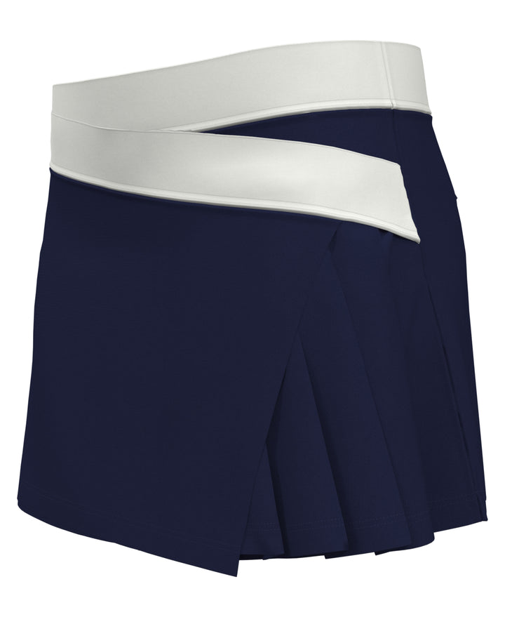 13" Asymmetrical Pleated Tennis Skort (Astral Night) 