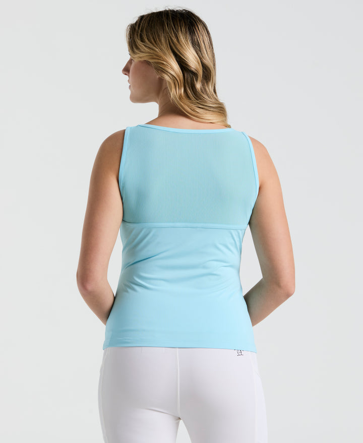 Color Block Tennis Tank Top (Castaway) 