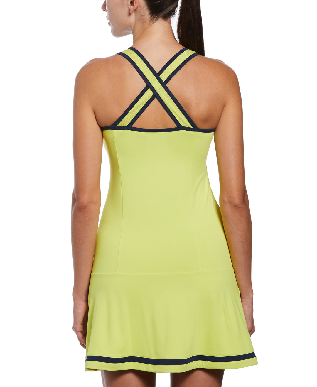 Drop Waist Color Block Tennis Dress (Limeade) 