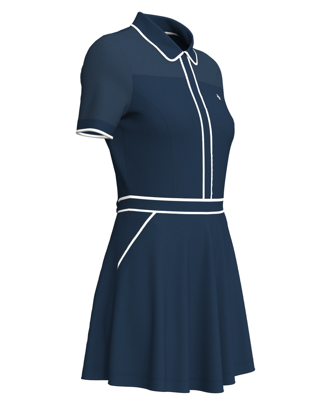 Short Sleeve Veronica Dress (Black Iris) 