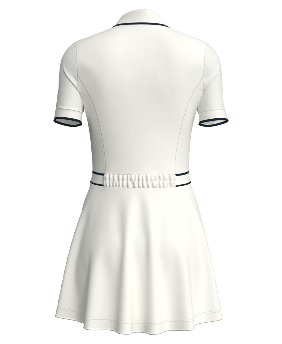 Short Sleeve Veronica Dress (Bright White) 