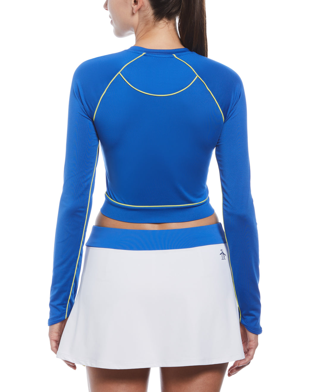 Cropped Sun Protection Shirt (Nautical Blue) 