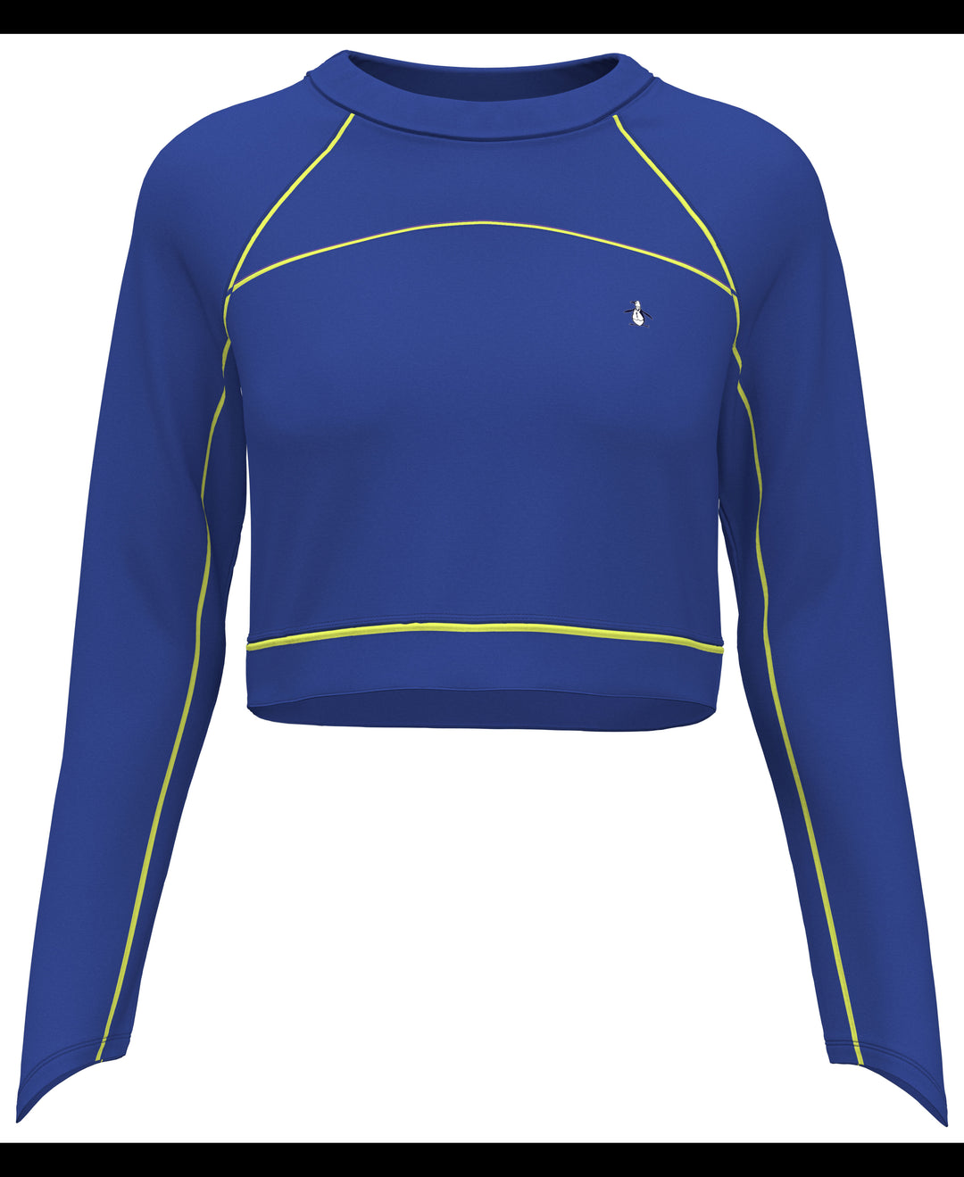 Cropped Sun Protection Shirt (Nautical Blue) 