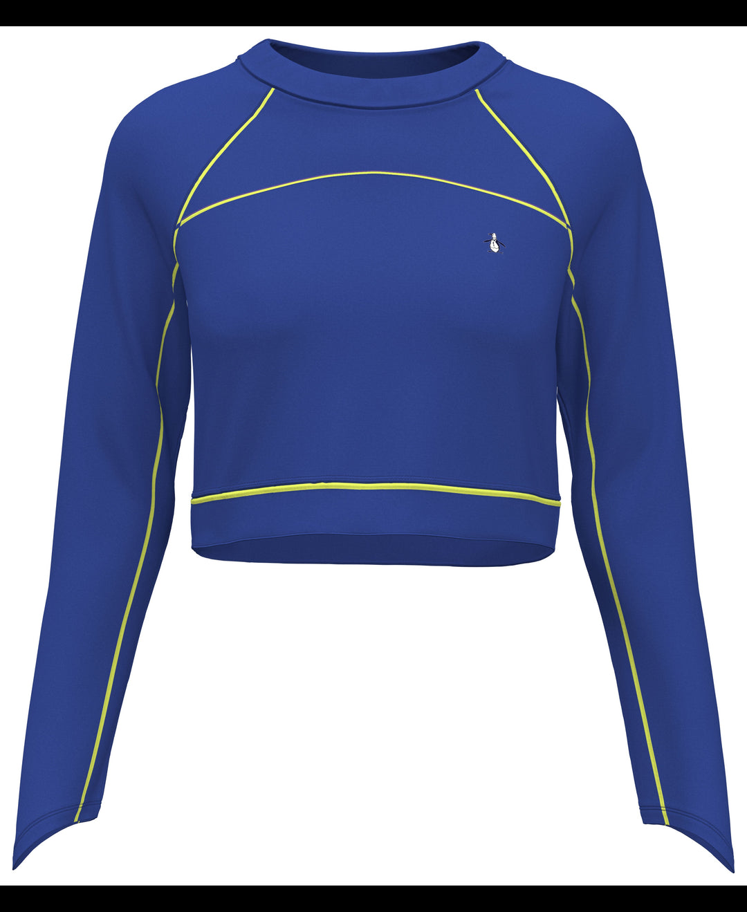 Cropped Sun Protection Shirt (Nautical Blue) 