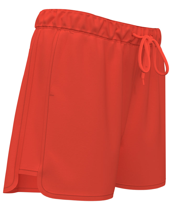 Womens Essential Solid Tennis Short (Fiesta) 
