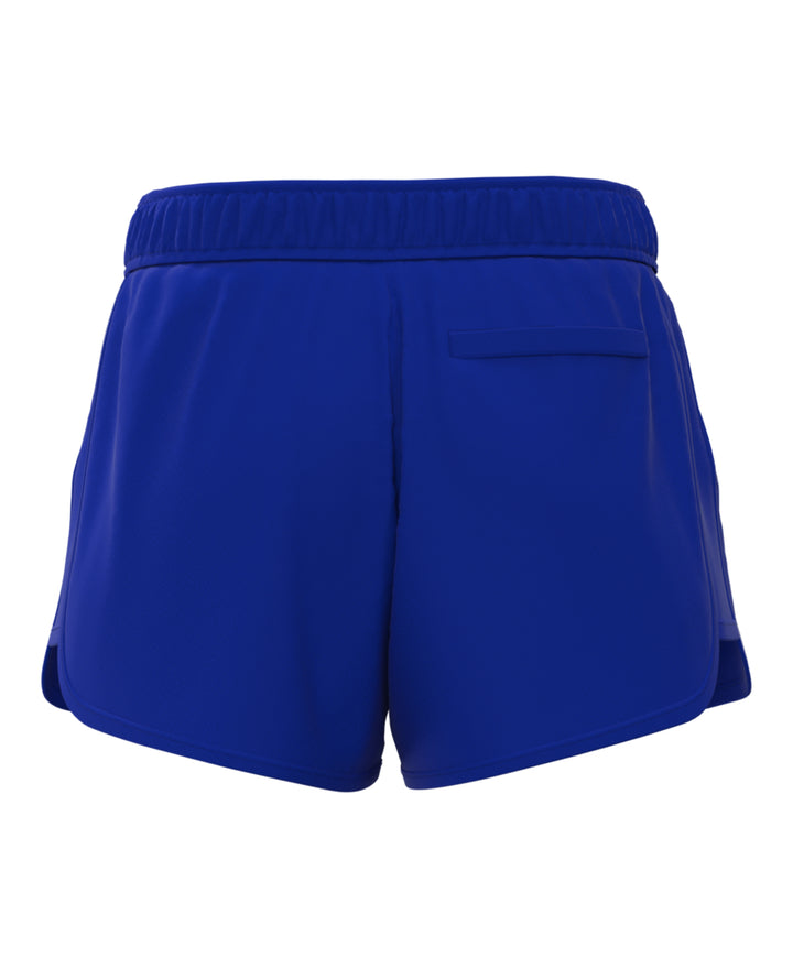 Womens Essential Solid Tennis Short (Blue Tattoo) 