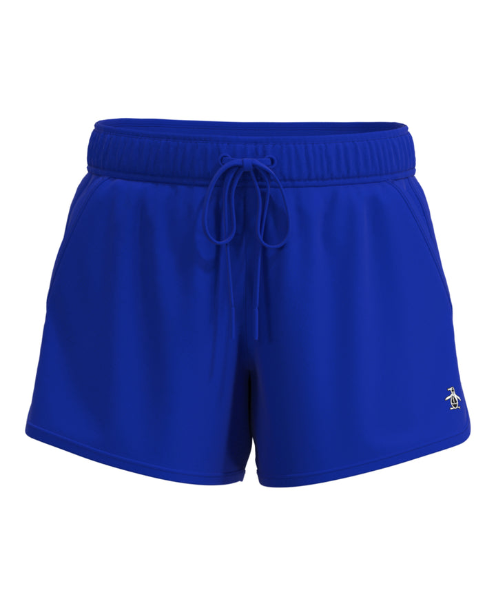 Womens Essential Solid Tennis Short (Blue Tattoo) 
