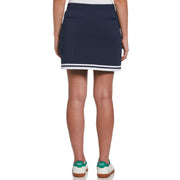 Womens Essential Color Block Skort (Black Iris) 