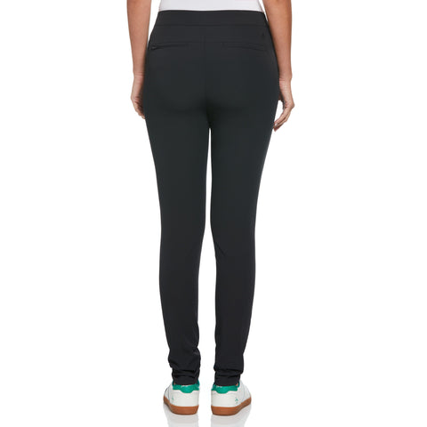 Womens Essential Dobby Back Slim Golf Trouser (Caviar) 