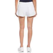 Womens Essential Solid Tennis Short (Bright White) 