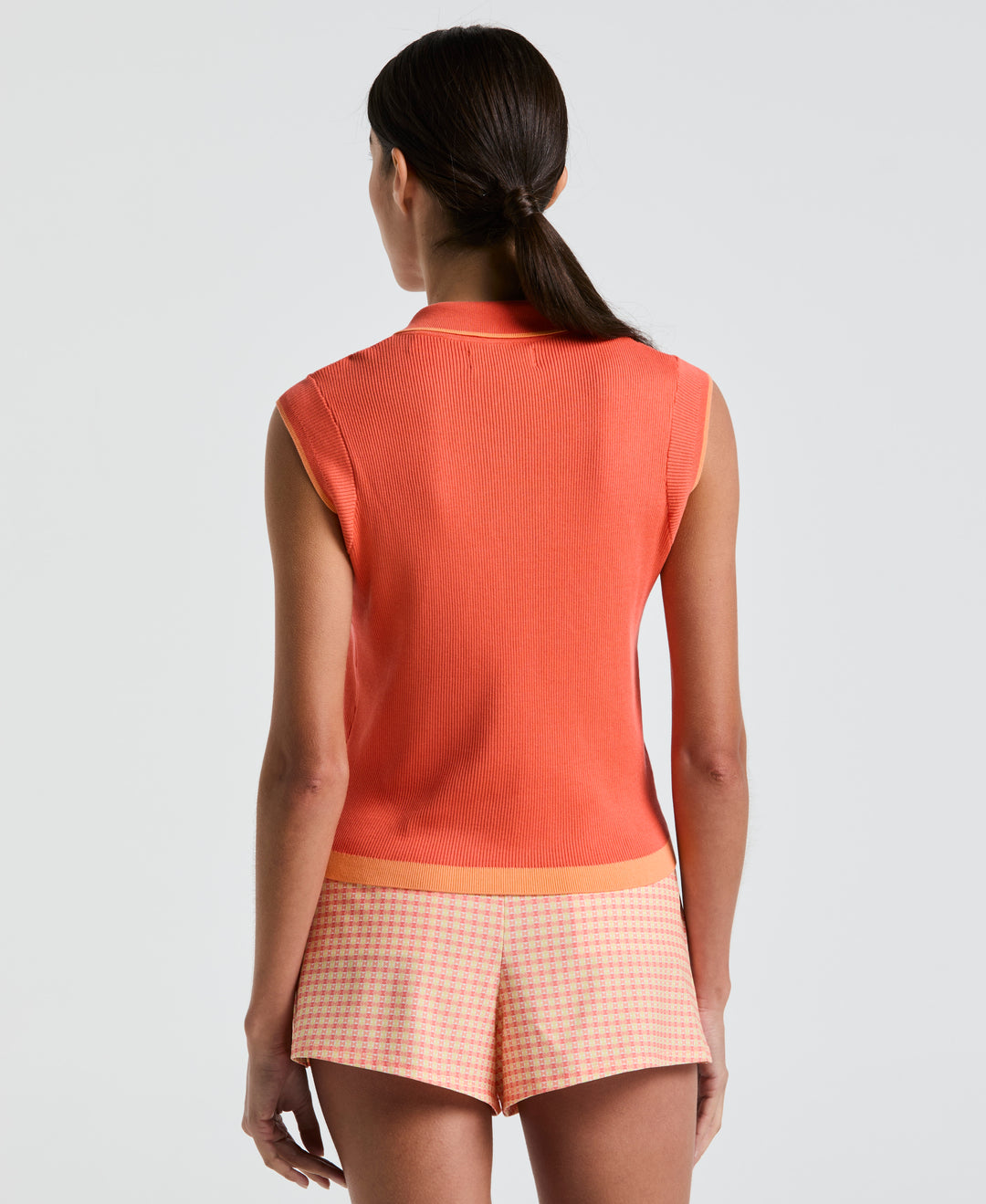 Waist Length Golf Sweater (Coral Quartz) 