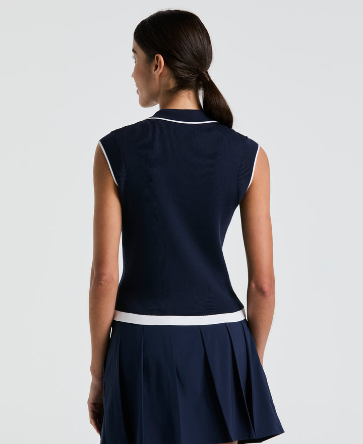 Women's Sweater Top  (Black Iris) 