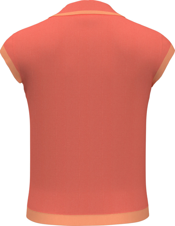 Waist Length Golf Sweater (Coral Quartz) 