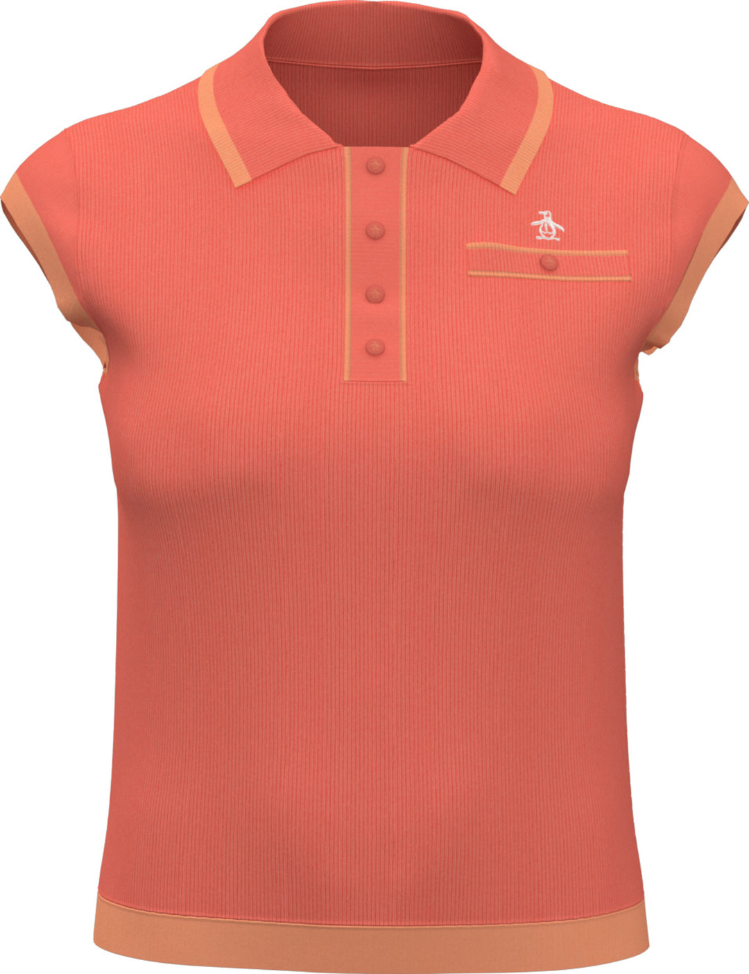 Waist Length Golf Sweater (Coral Quartz) 