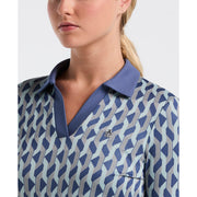 Women's Half Sleeve Geometric Shirt-Women's Shirts-Original Penguin