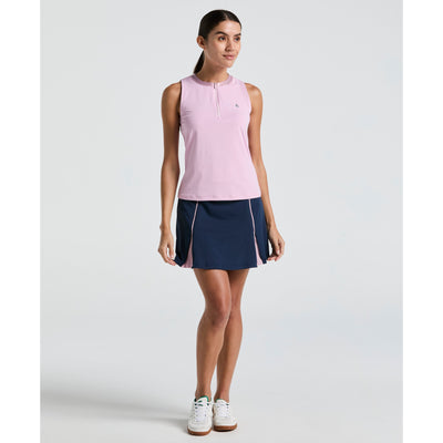 Women's High Waisted Color Block Golf Skort-Skorts-Original Penguin