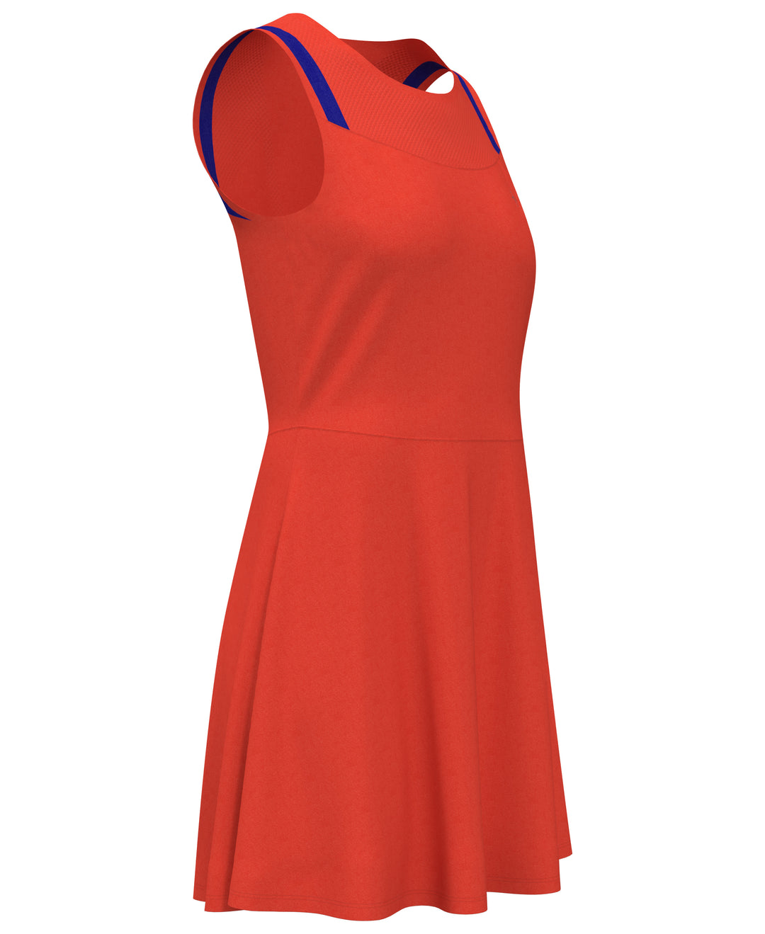 Sleeveless Illusion Mesh Tennis Dress (Fiesta) 