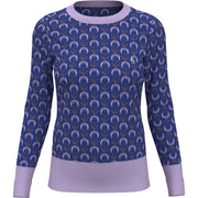 Jacquard Floral Sweater (Nautical Blue) 