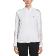 Womens Knit Tennis Sweater (Bright White) 