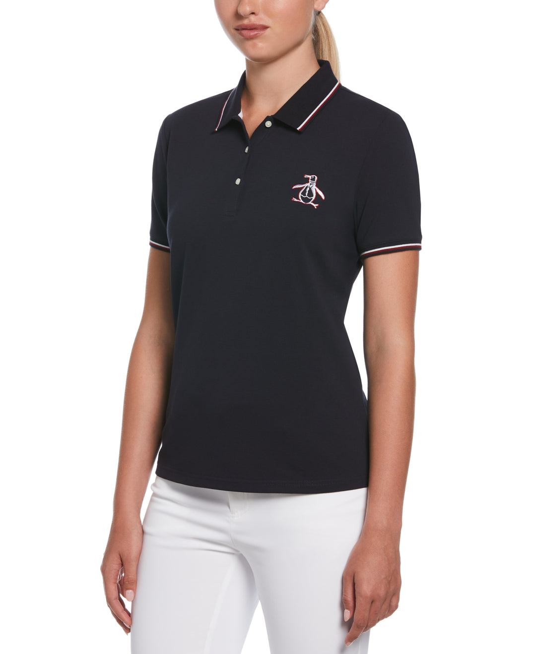 Large Pete Logo Polo (Dark Sapphire) 