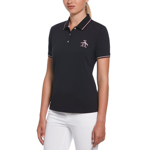 Large Pete Logo Polo (Dark Sapphire) 