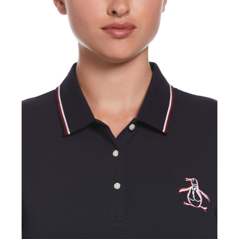 Large Pete Logo Polo (Dark Sapphire) 