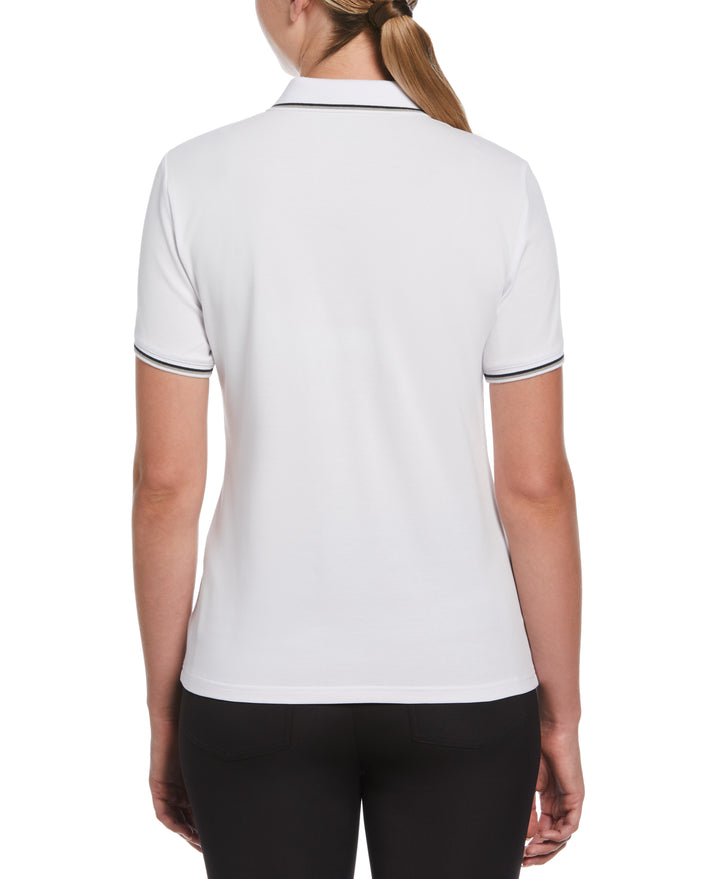 Large Pete Logo Polo (Bright White) 