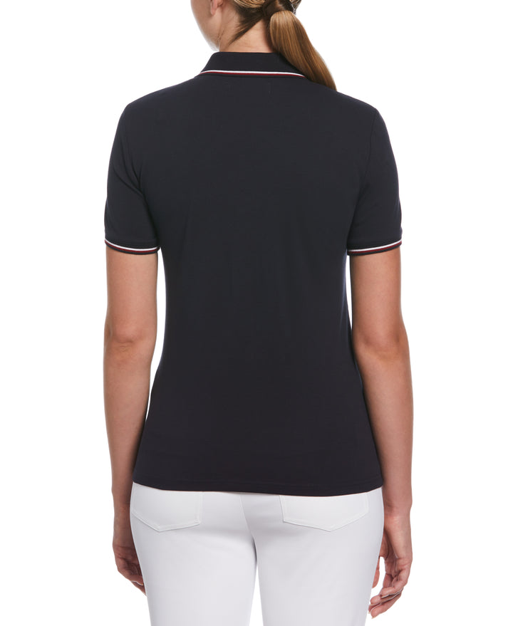 Large Pete Logo Polo (Dark Sapphire) 
