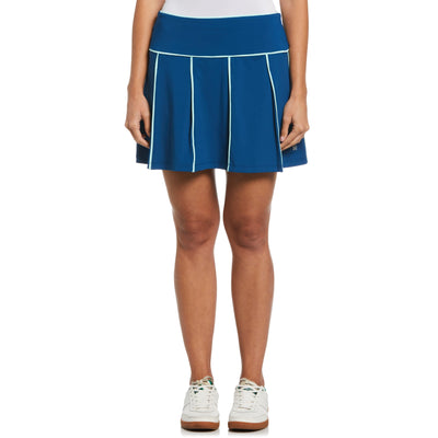 Womens Multi Piped 15" Golf Skort (Blueberry Pancake) 