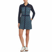 Penguin Print Dress (Black Iris) 