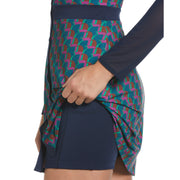 Penguin Print Dress (Black Iris) 