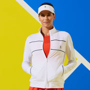 Women's Performance Track Style Tennis Jacket-Women's Jackets-Original Penguin